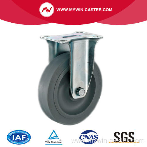 5'' Fixed Medium Duty Industrial TPR Caster With PP Core